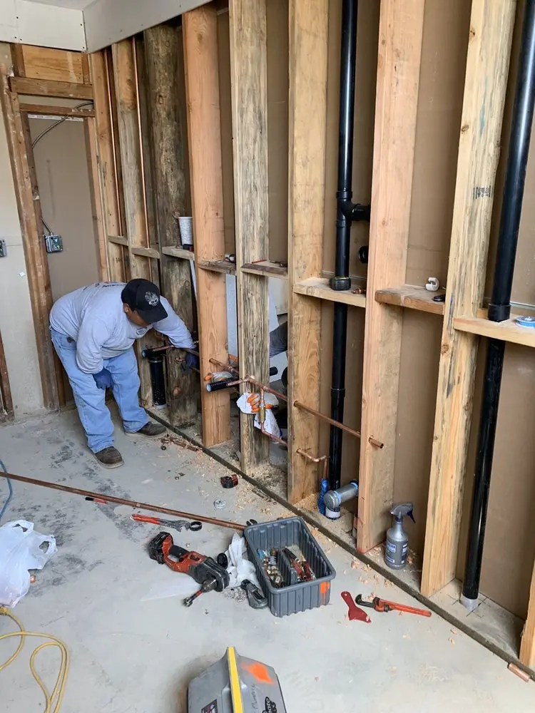 Commercial rough-in plumbing for Gas Line Repair in Laurens